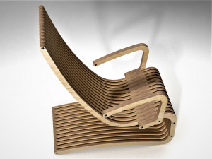 garden armchair 3D Model