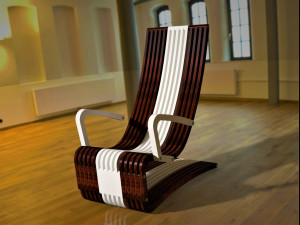 garden armchair 3D Model