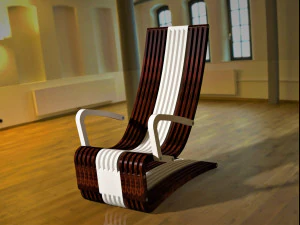 garden armchair 3D Model