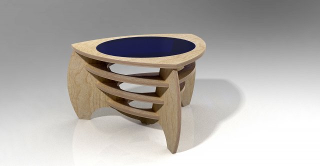 coffee table Modelo 3D .c4d .max .obj .3ds .fbx .stl .blend 