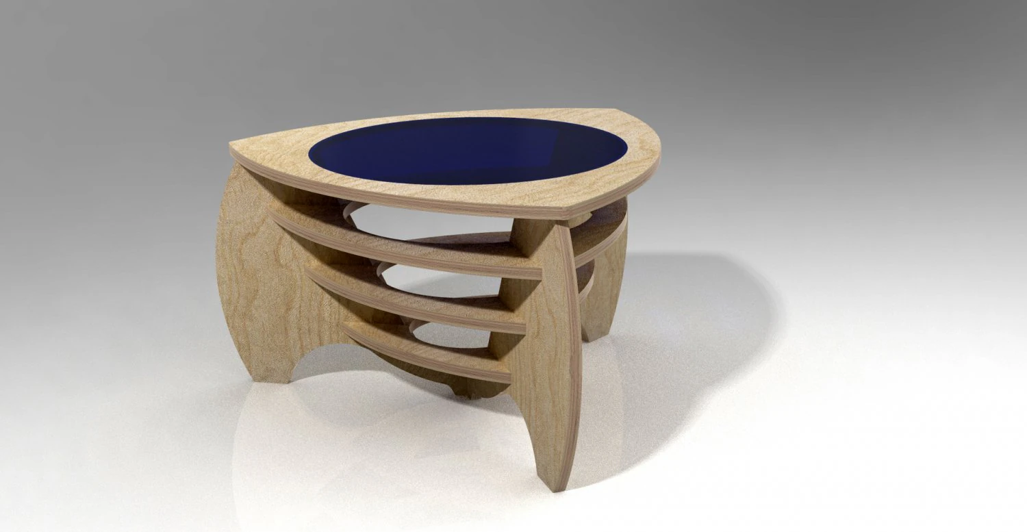 coffee table 3D Model .c4d .max .obj .3ds .fbx .stl .blend