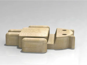 전화 홀더 3D 모델