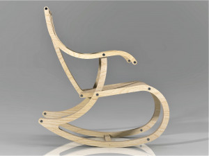 rocking chair 3D 模型