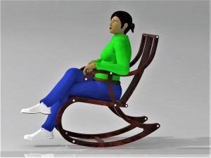 rocking chair 3D 模型