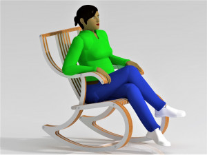 rocking chair 3D 模型