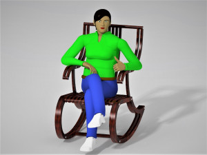 rocking chair 3D 模型