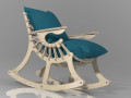 chair updated rocking 3D 模型