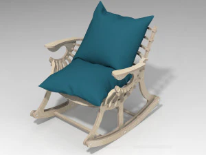 chair updated rocking 3D Model