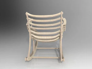 chair updated rocking 3D Model