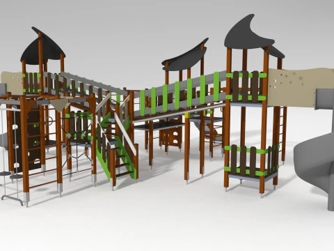 Childrens playground 3D Model