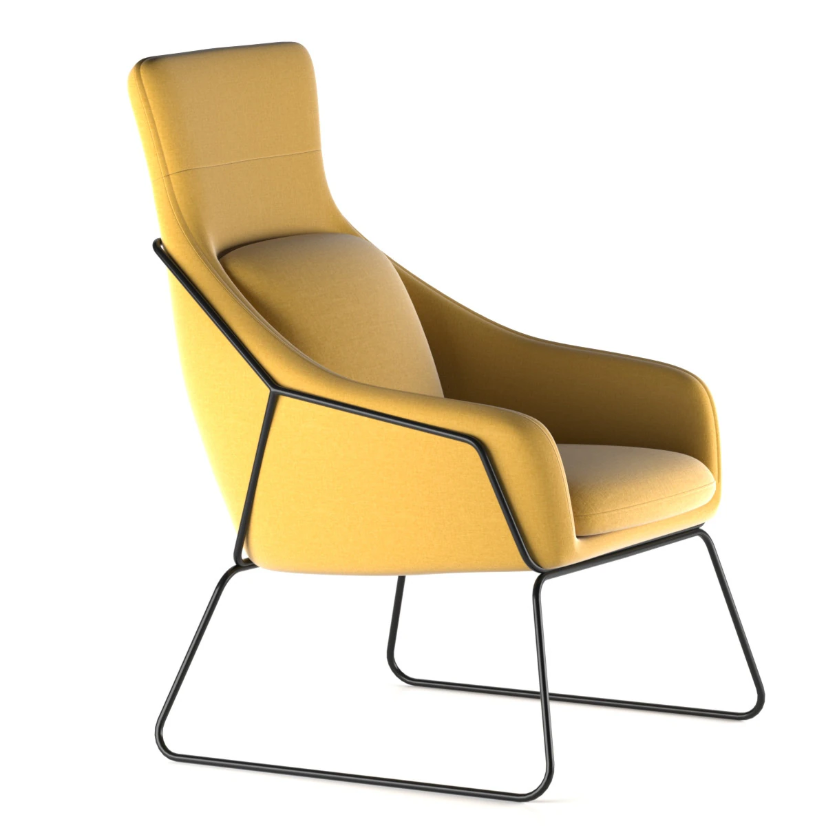 Chair armchair Arch 3D Model .c4d .max .obj .3ds .fbx .stl .blend