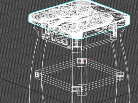Stool gift 3D Model