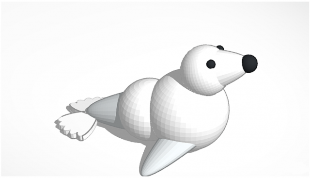 seal 3D Model .c4d .max .obj .3ds .fbx .stl .blend 
