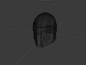 mandalorian helmet Modelo 3D