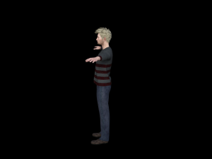 realistic male human rigged model 3D Model