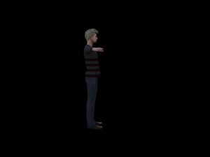 realistic male human rigged model 3D Model