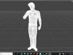 realistic male human rigged model 3D Model