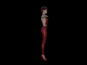 realistic female model rigged Modelo 3D