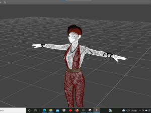 realistic female model rigged Modelo 3D