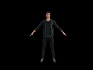 realistic male human rigged model 3Dモデル