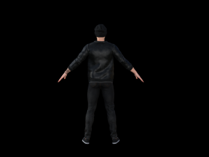 realistic male human rigged model 3Dモデル