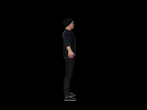 realistic male human rigged model 3Dモデル