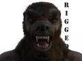 werewolf rigged 3D Модель