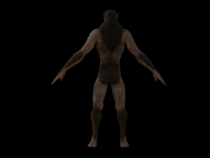 werewolf rigged 3D Model