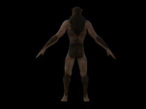 werewolf rigged 3D Model