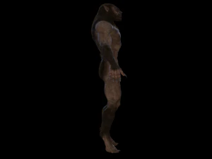 werewolf rigged 3D Model