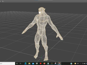 werewolf rigged 3D Model