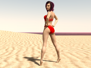 sexy girl rigged Modello 3D