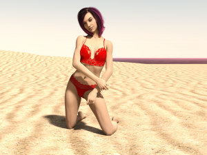 sexy girl rigged Modello 3D