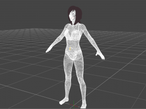 sexy girl rigged Modello 3D
