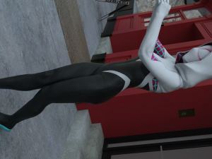 spider gwen rigged 3D-Modell