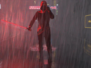 cyberpunk sith rigged 3D Model