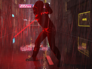 cyberpunk sith rigged Modèle 3D