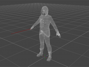 cyberpunk sith rigged Modèle 3D