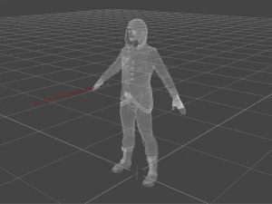 cyberpunk sith rigged 3D Model