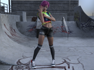 character collection rigged Modèle 3D