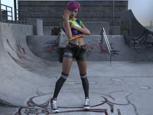 character collection rigged 3D Model