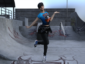 character collection rigged Modèle 3D