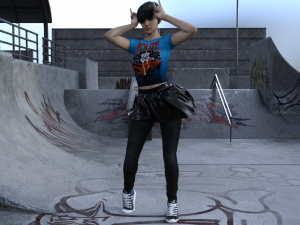 character collection rigged Modèle 3D