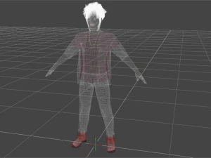 character collection rigged 3D Model