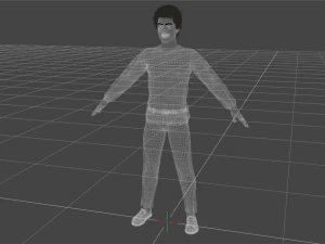 character collection rigged 3D Model