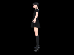 Wednesday Addams Model 3D