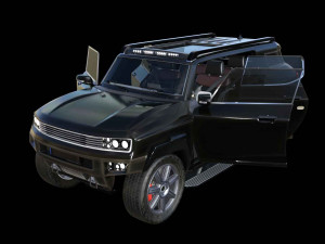 Suv Car 3Dモデル