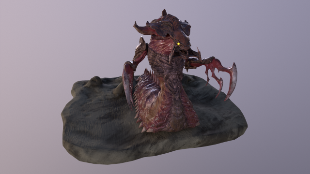 hydralisk 3D मॉडल .c4d .max .obj .3ds .fbx .stl .blend 