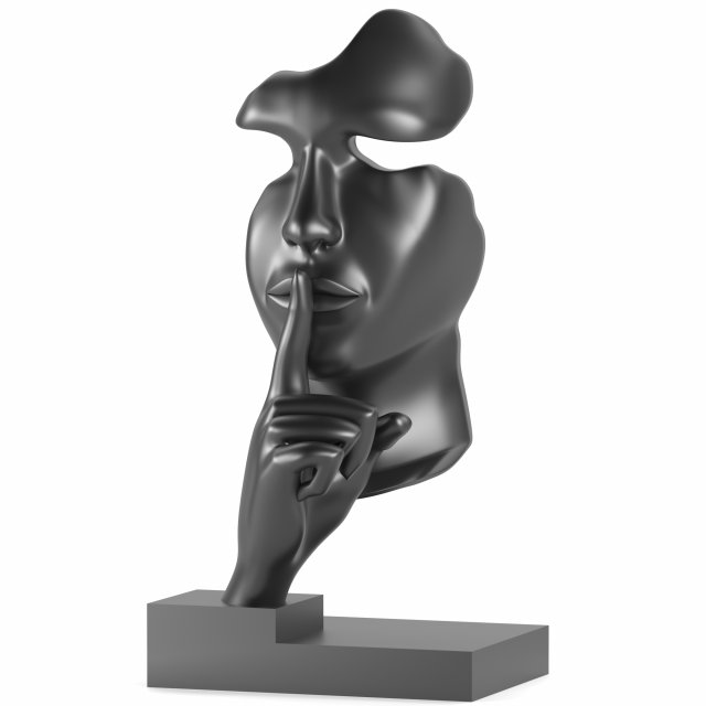 be silent statue 3D Модель .c4d .max .obj .3ds .fbx .stl .blend 