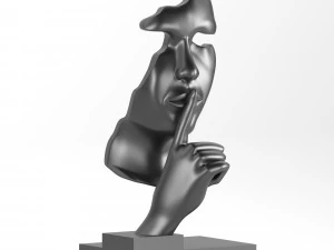 be silent statue 3D Model